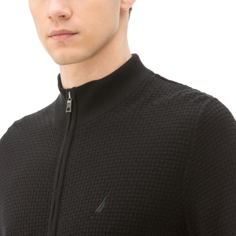 NAUTICA ERKEK CLASSIC FIT SİYAH HIRKA