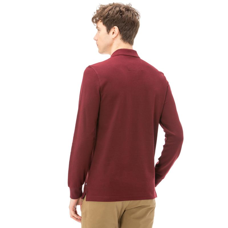 Nautica Erkek Slim Fit Bordo Polo