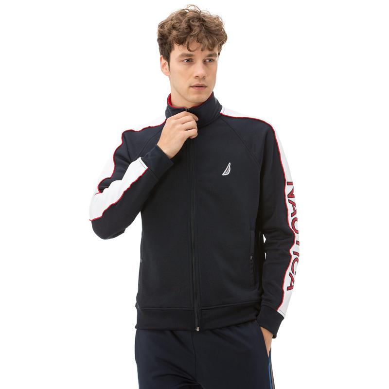 NAUTICA ERKEK FERMUARLI LACİVERT SWEATSHIRT