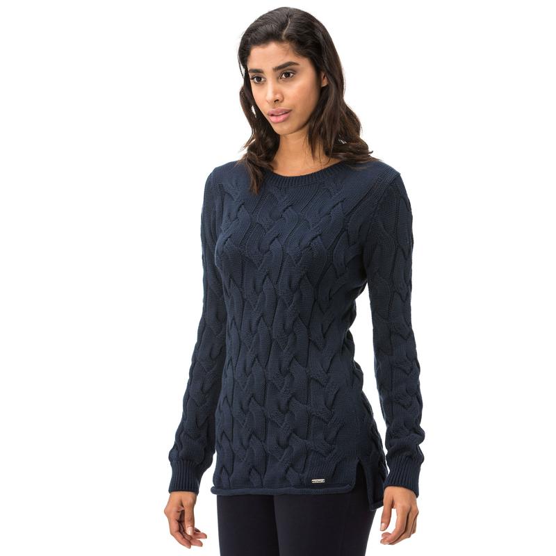 NAUTICA KADIN CLASSIC FIT KIRIK BEYAZ TRİKO