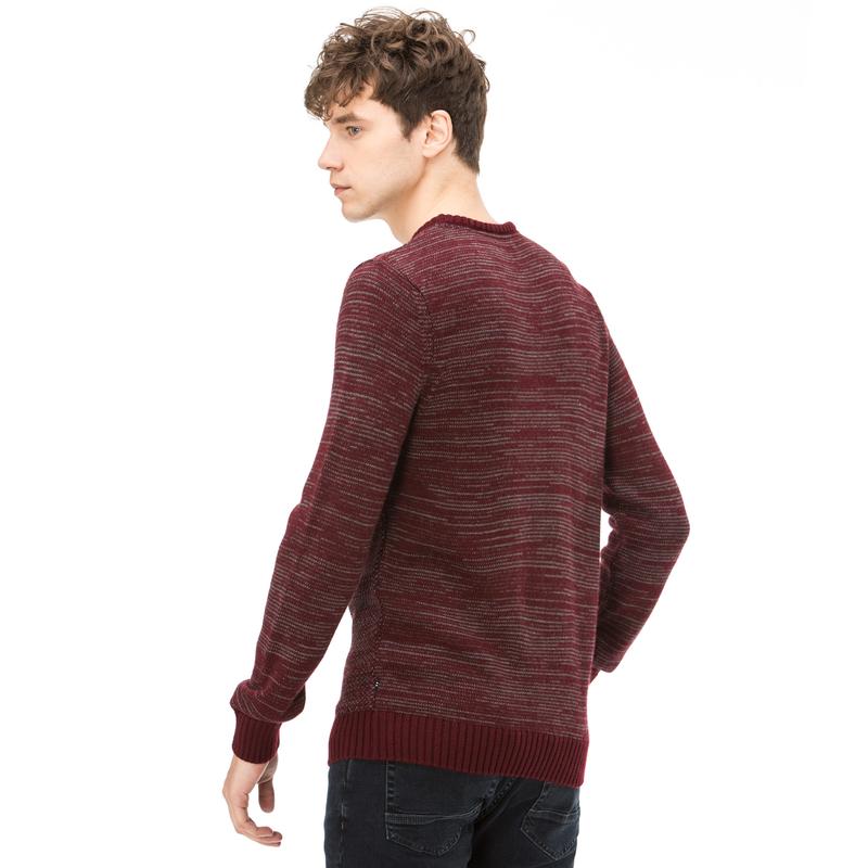 NAUTICA ERKEK CLASSIC FIT BORDO TRİKO