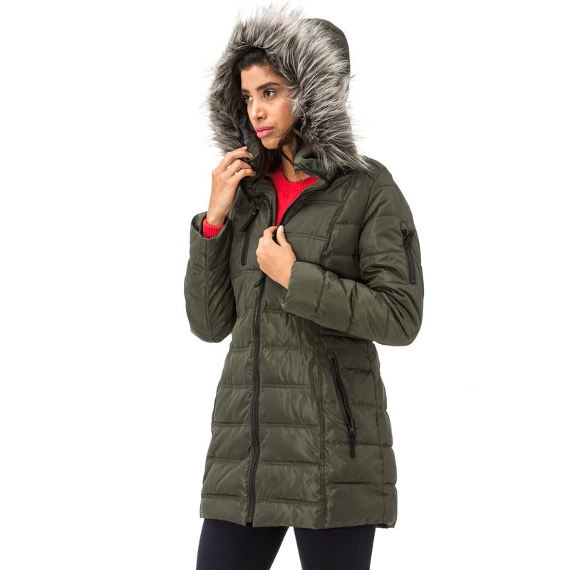 NAUTICA KADIN PUFFER YEŞİL MONT