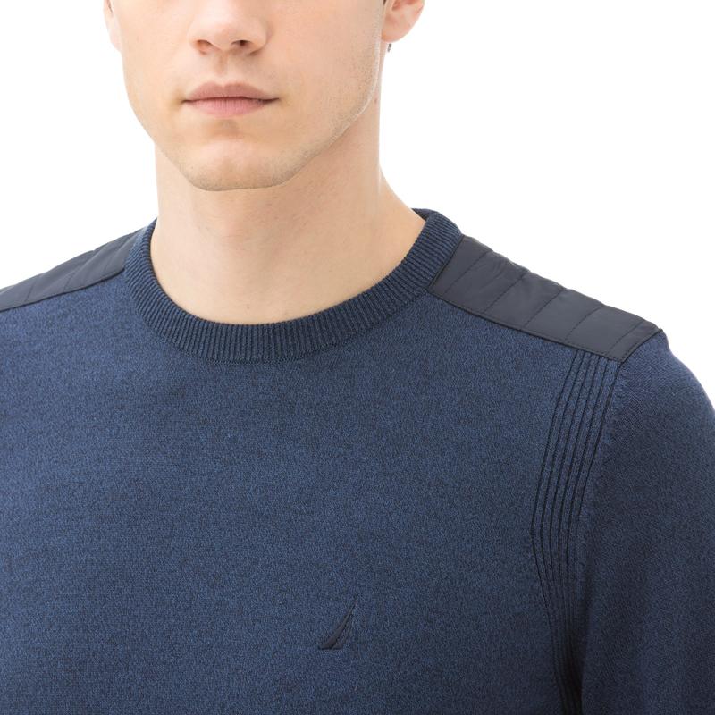 NAUTICA ERKEK CLASSIC FIT BİSİKLET YAKA MAVİ TRİKO