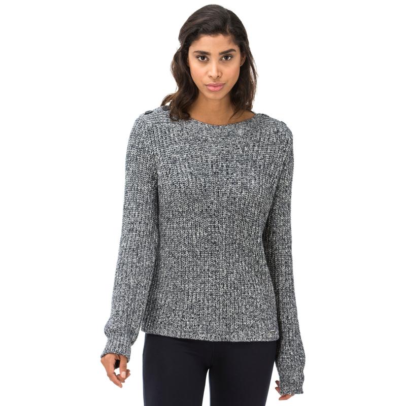 NAUTICA KADIN CLASSIC FIT LACİVERT-BEYAZ  TRİKO KAZAK
