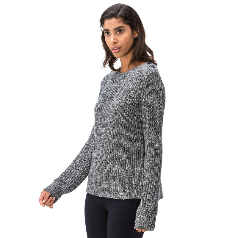 NAUTICA KADIN CLASSIC FIT LACİVERT-BEYAZ  TRİKO KAZAK