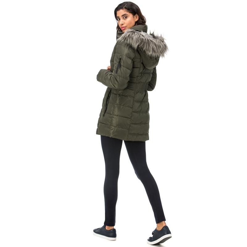 NAUTICA KADIN PUFFER YEŞİL MONT