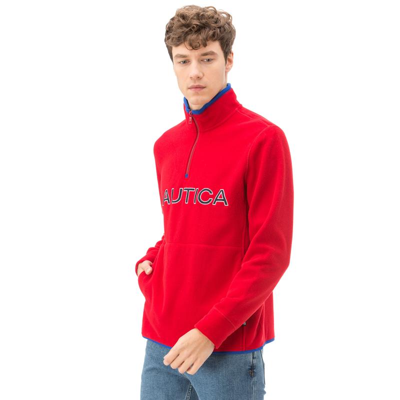 Nautica Erkek Kırmızı Sweatshirt