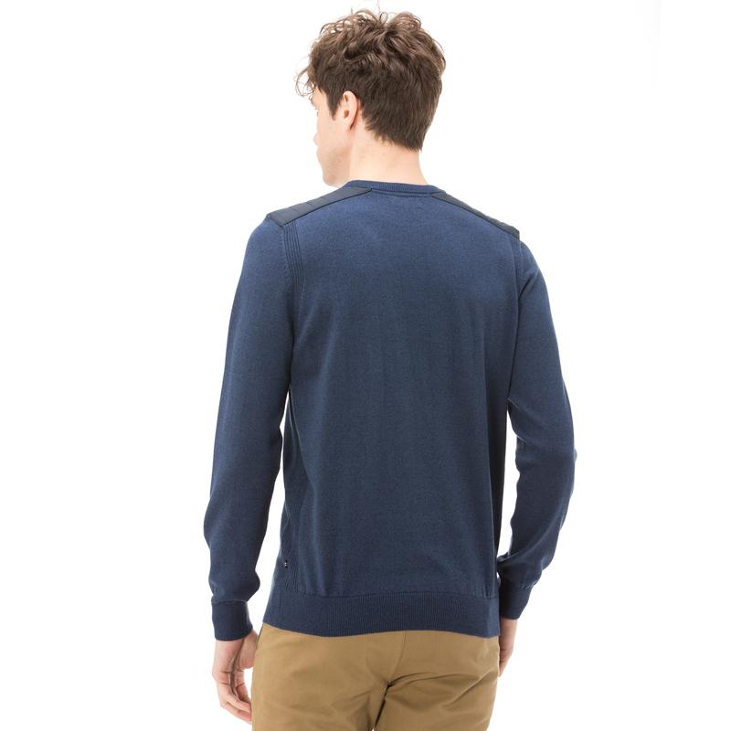 NAUTICA ERKEK CLASSIC FIT BİSİKLET YAKA MAVİ TRİKO