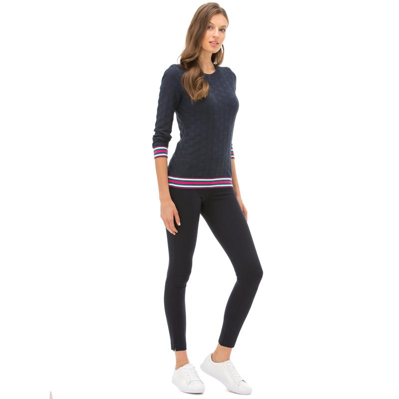 NAUTICA KADIN CLASSIC FIT LACİVERT PANTOLON