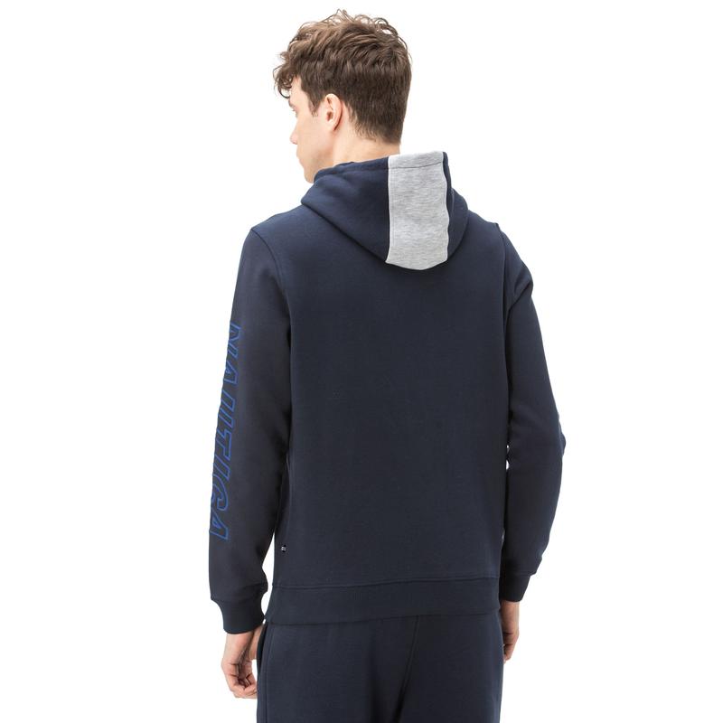 Nautica Erkek Lacivert Kapüşonlu Sweatshirt