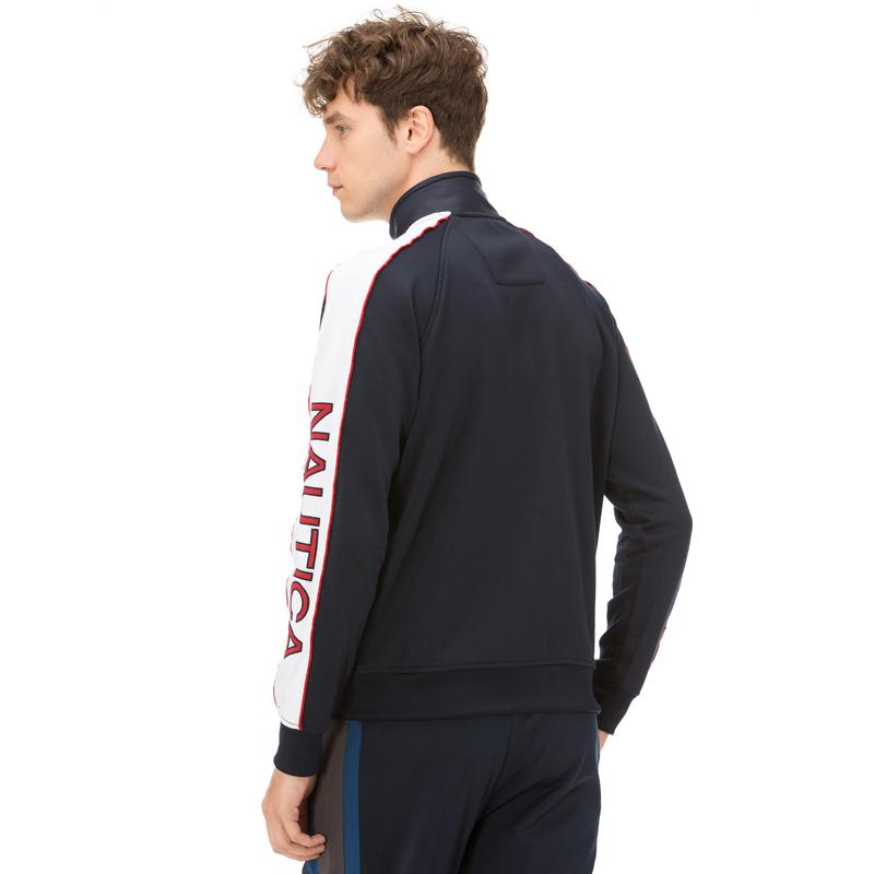 NAUTICA ERKEK FERMUARLI LACİVERT SWEATSHIRT