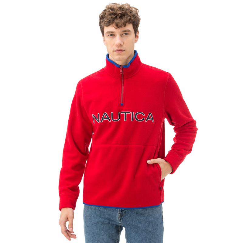 Nautica Erkek Kırmızı Sweatshirt