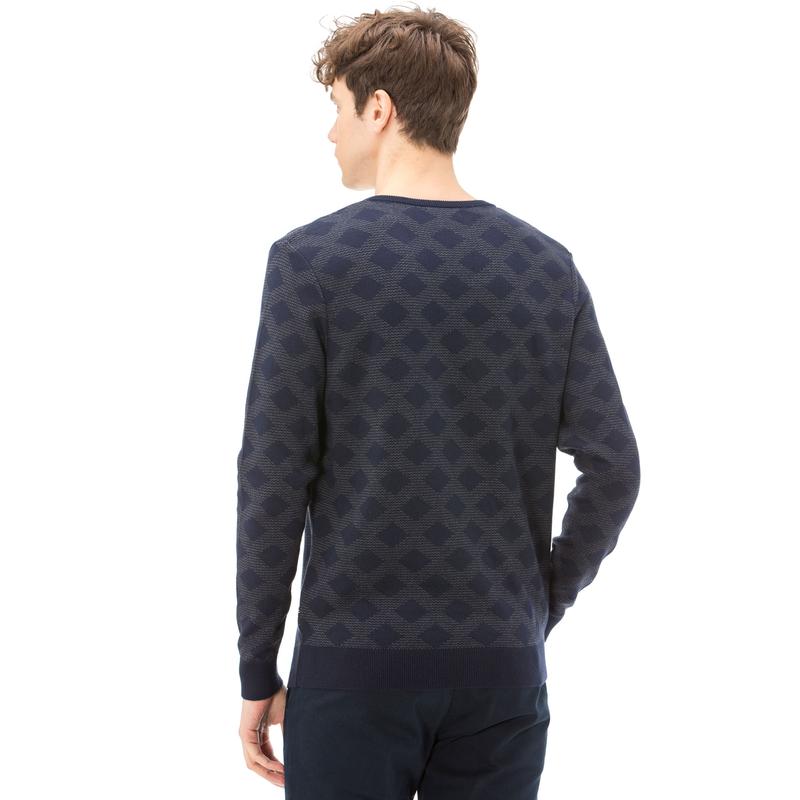 NAUTICA ERKEK CLASSIC FIT V YAKA LACİVERT TRİKO