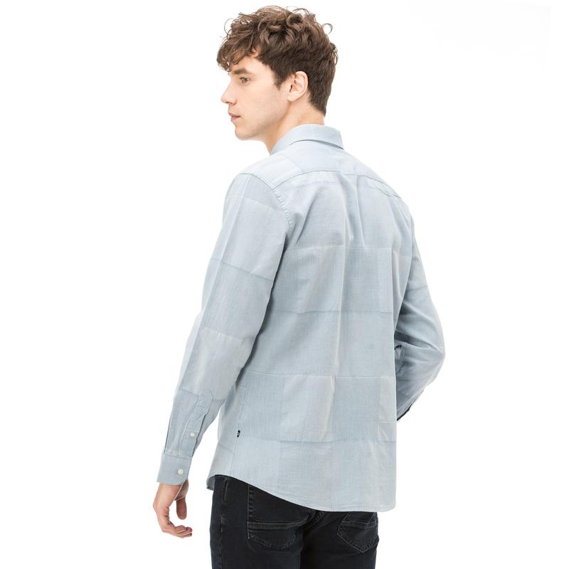 NAUTICA ERKEK SLIM FIT AÇIK MAVİ GÖMLEK