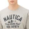 Nautica Erkek Slim Fit Gri T-Shirt
