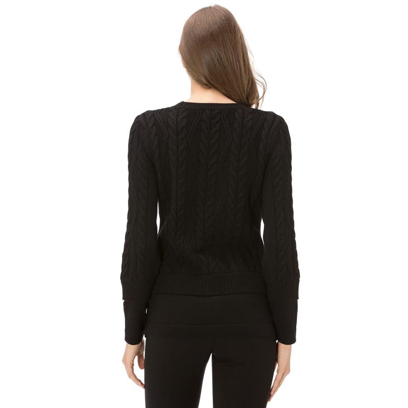 NAUTICA KADIN CLASSIC FIT SİYAH TRİKO