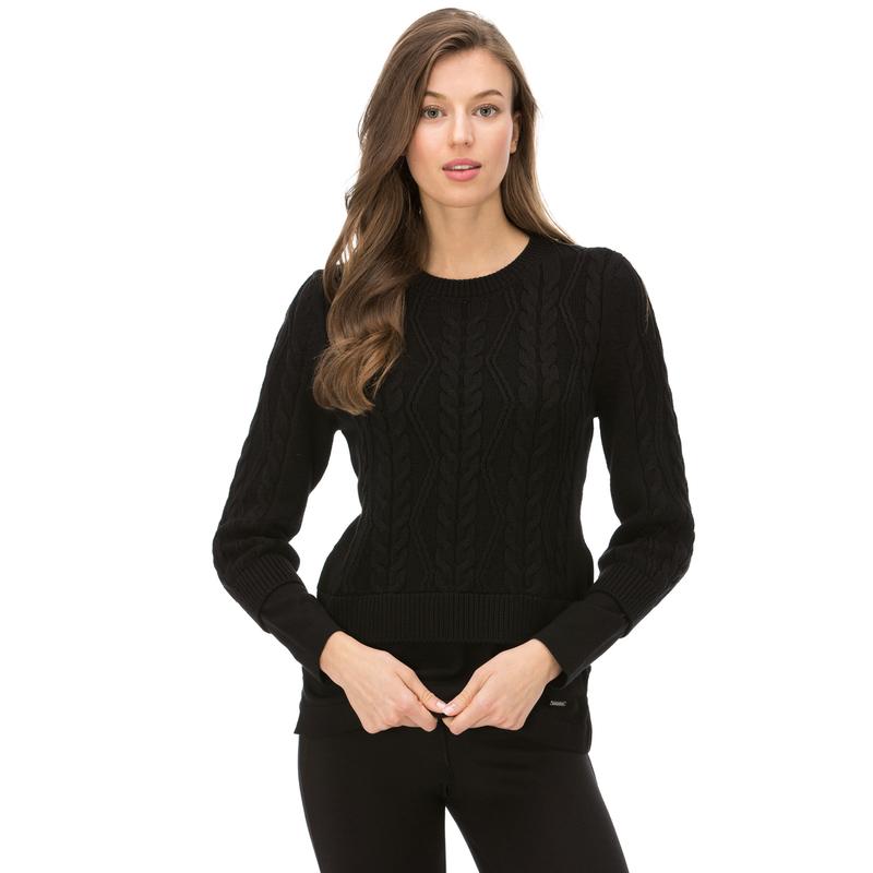 NAUTICA KADIN CLASSIC FIT SİYAH TRİKO