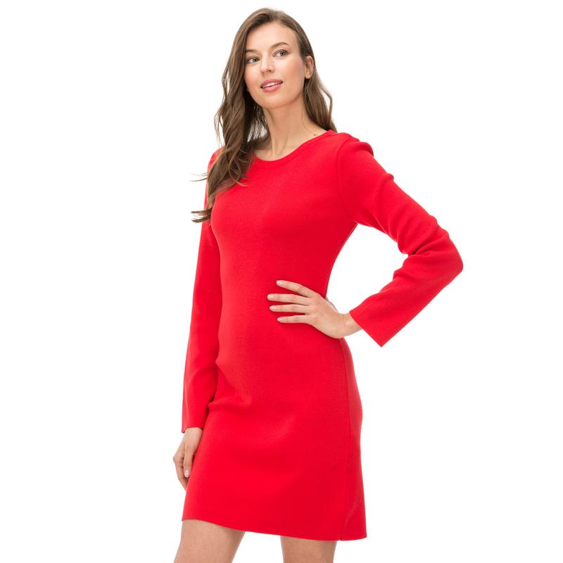 NAUTICA KADIN CLASSIC FIT KIRMIZI ELBİSE