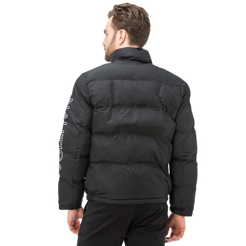 Nautica Erkek Siyah Kapitone Mont