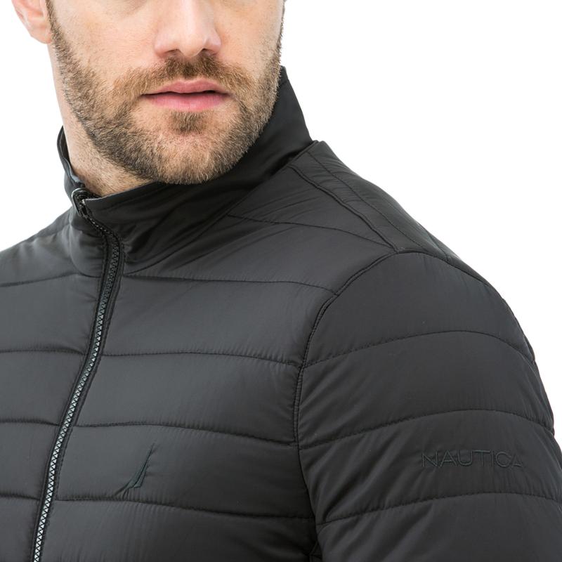 Nautica Erkek Classıc Fıt Gri Kapitone Mont