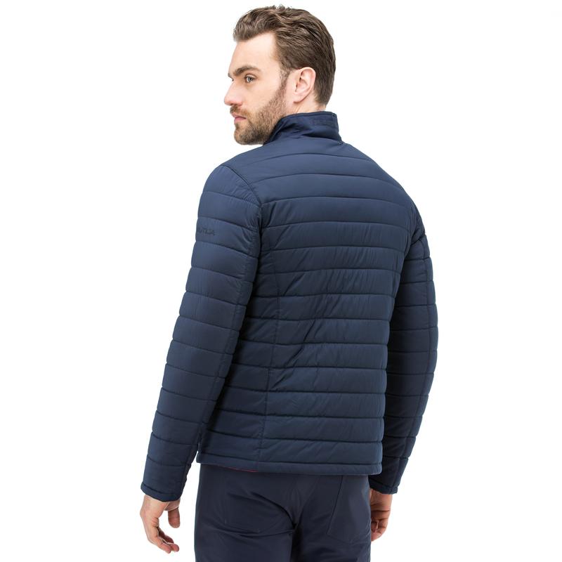 Nautica Erkek Classıc Fıt Kırmızı Kapitone Mont