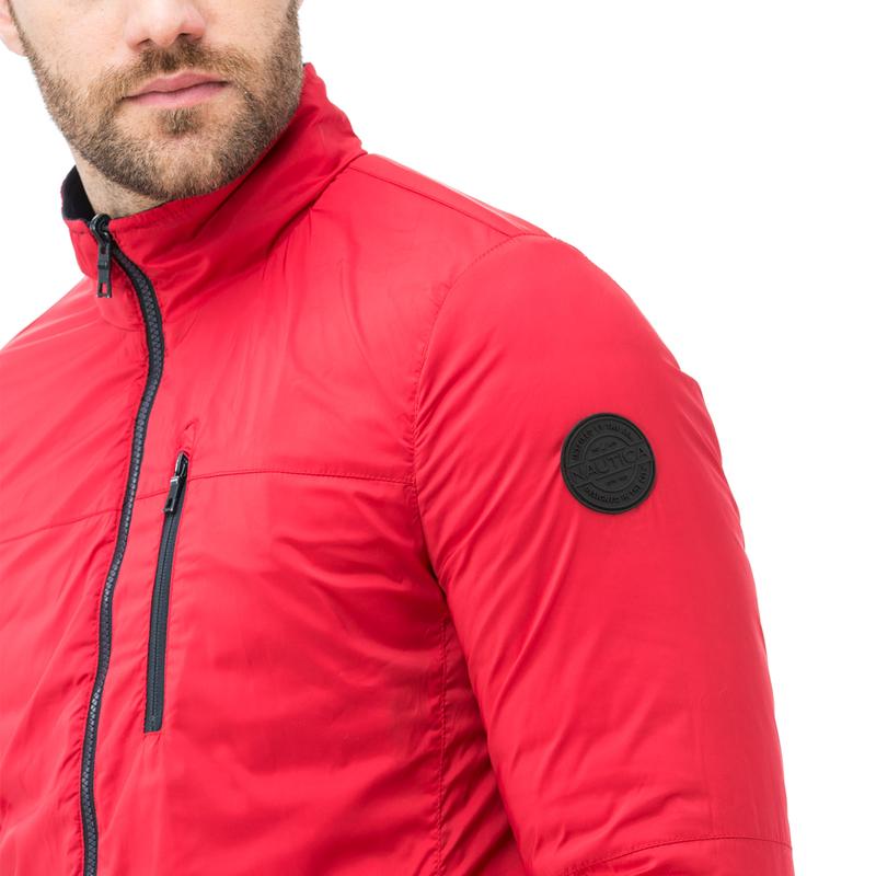 Nautica Erkek Classıc Fıt Kırmızı Kapitone Mont