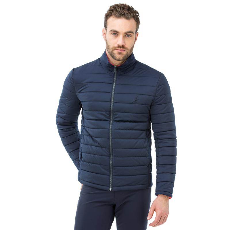 Nautica Erkek Classıc Fıt Kırmızı Kapitone Mont
