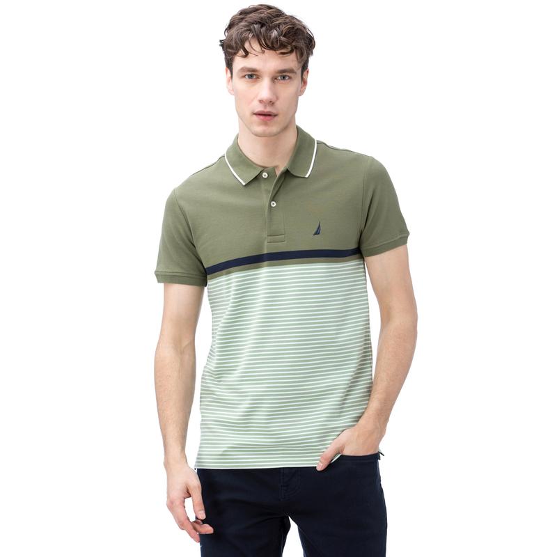 NAUTICA ERKEK YEŞİL KISA KOLLU SLIM FIT POLO