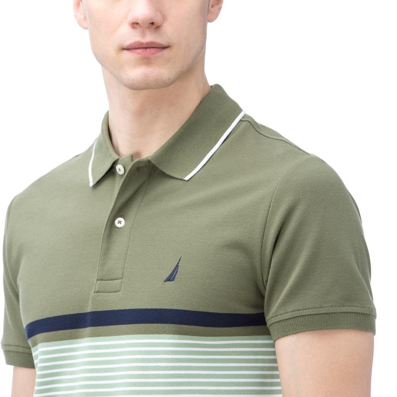 NAUTICA ERKEK YEŞİL KISA KOLLU SLIM FIT POLO