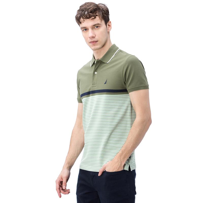 NAUTICA ERKEK YEŞİL KISA KOLLU SLIM FIT POLO