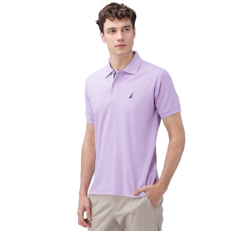 NAUTICA ERKEK LİLA KISA KOLLU POLO