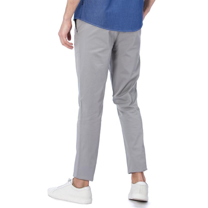 NAUTICA ERKEK AÇIK GRİ SLIM FIT CHINO PANTOLON