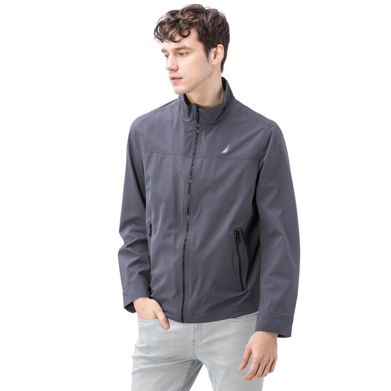 NAUTICA ERKEK GRİ DİK YAKA KISA MONT
