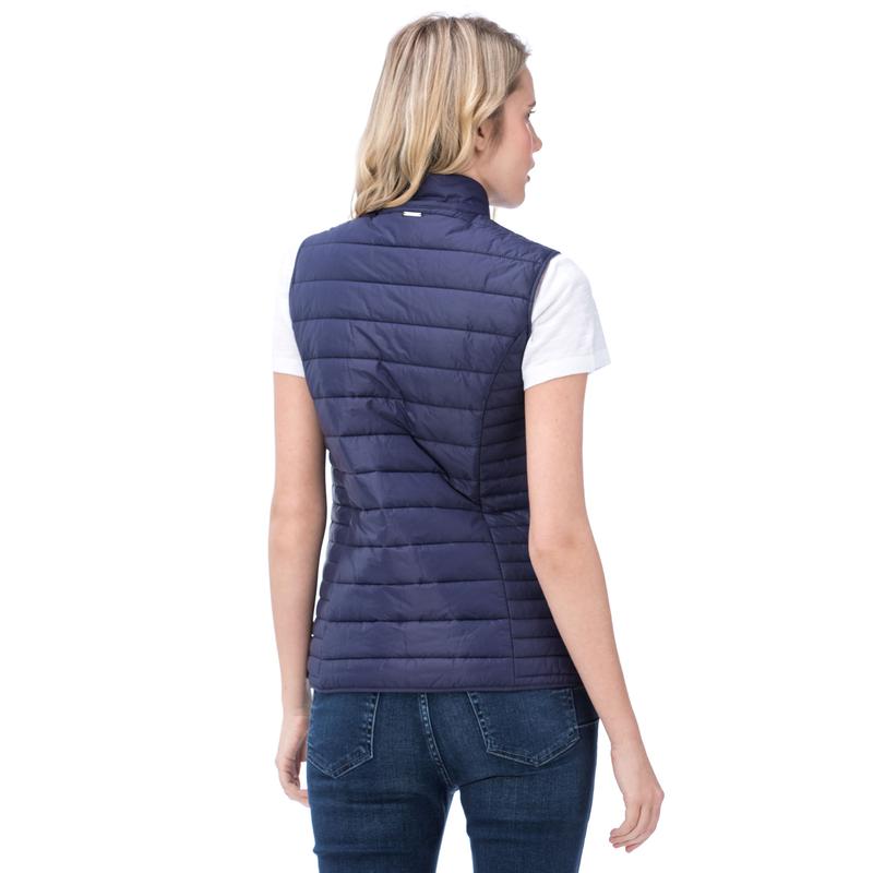 NAUTICA KADIN LACİVERT DİK YAKA YELEK