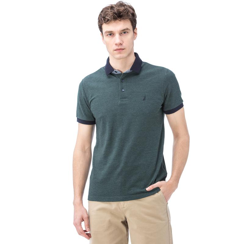 NAUTICA ERKEK YEŞİL KISA KOLLU SLIM FIT POLO