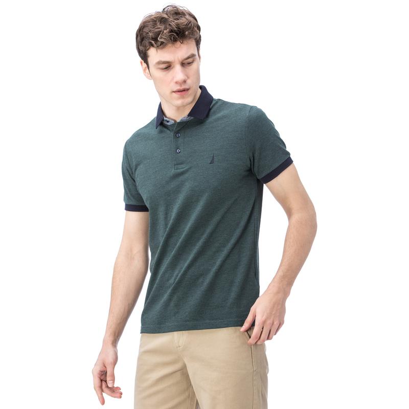 NAUTICA ERKEK YEŞİL KISA KOLLU SLIM FIT POLO