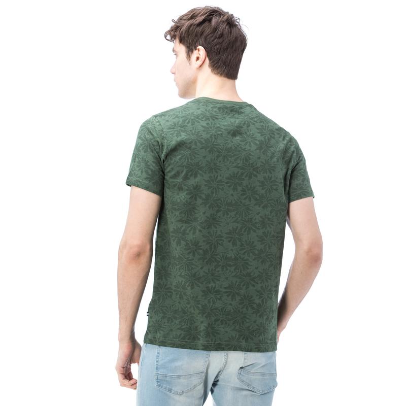 NAUTICA ERKEK YEŞİL KISA KOLLU SLIM FIT T-SHIRT