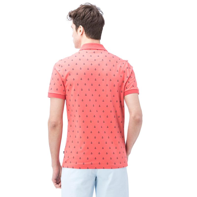 NAUTICA ERKEK PEMBE KISA KOLLU SLIM FIT POLO