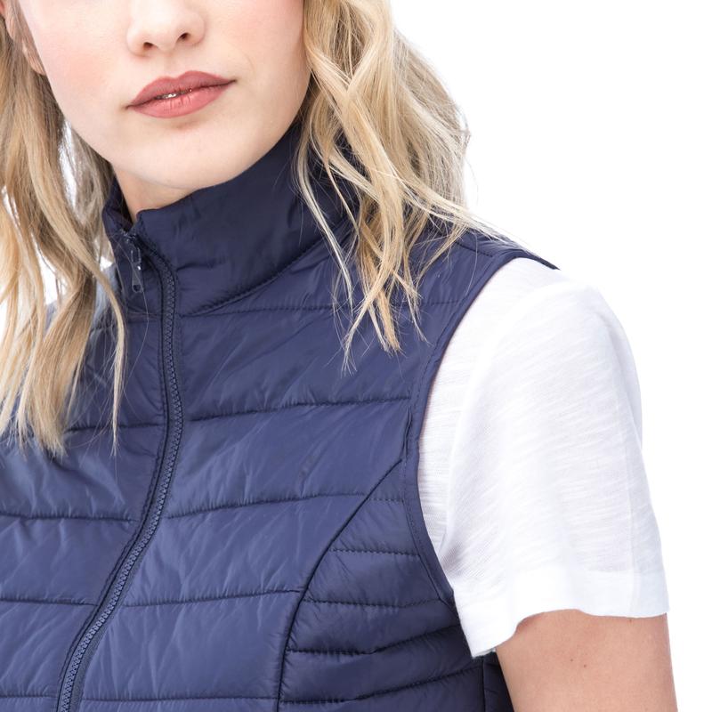 NAUTICA KADIN LACİVERT DİK YAKA YELEK
