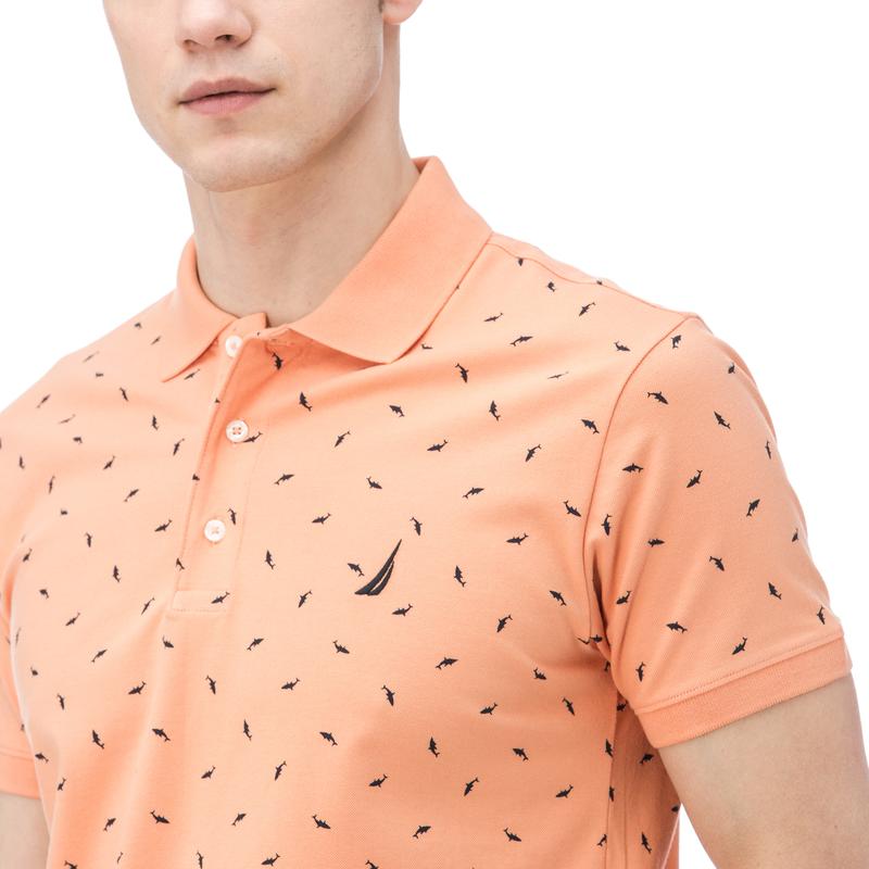 NAUTICA ERKEK TURUNCU KISA KOLLU SLIM FIT POLO
