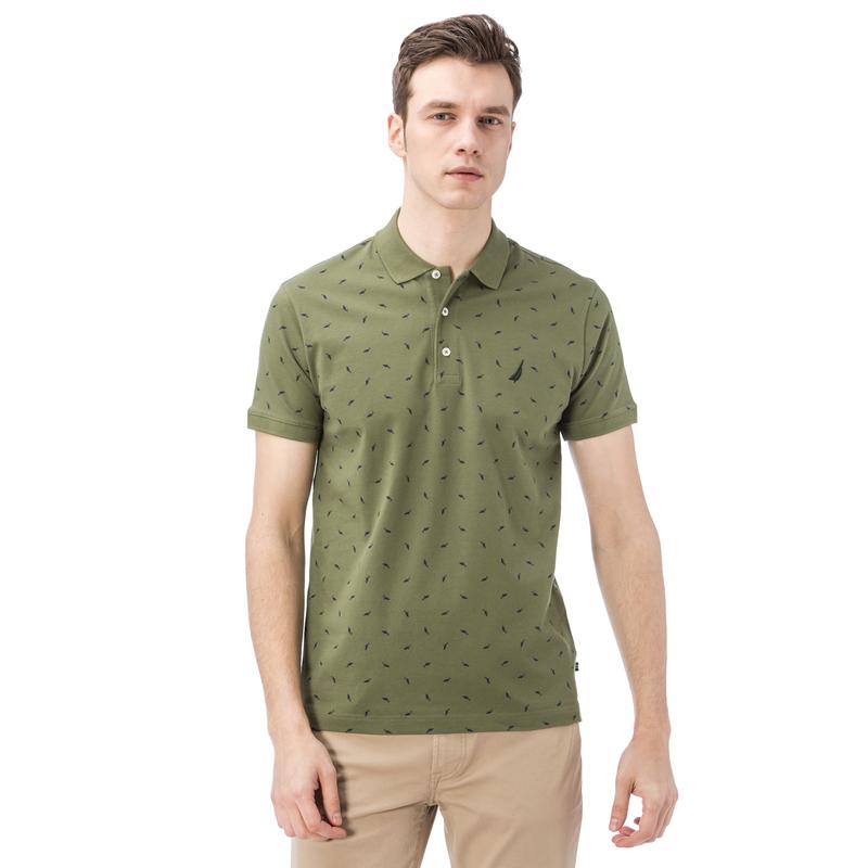 NAUTICA ERKEK YEŞİL KISA KOLLU SLIM FIT POLO