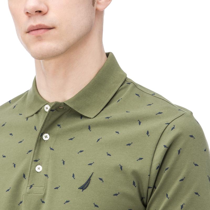 NAUTICA ERKEK YEŞİL KISA KOLLU SLIM FIT POLO