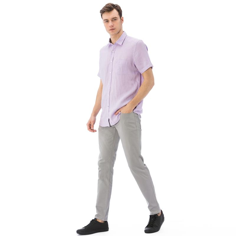 NAUTICA ERKEK AÇIK GRİ SLIM FIT PANTOLON