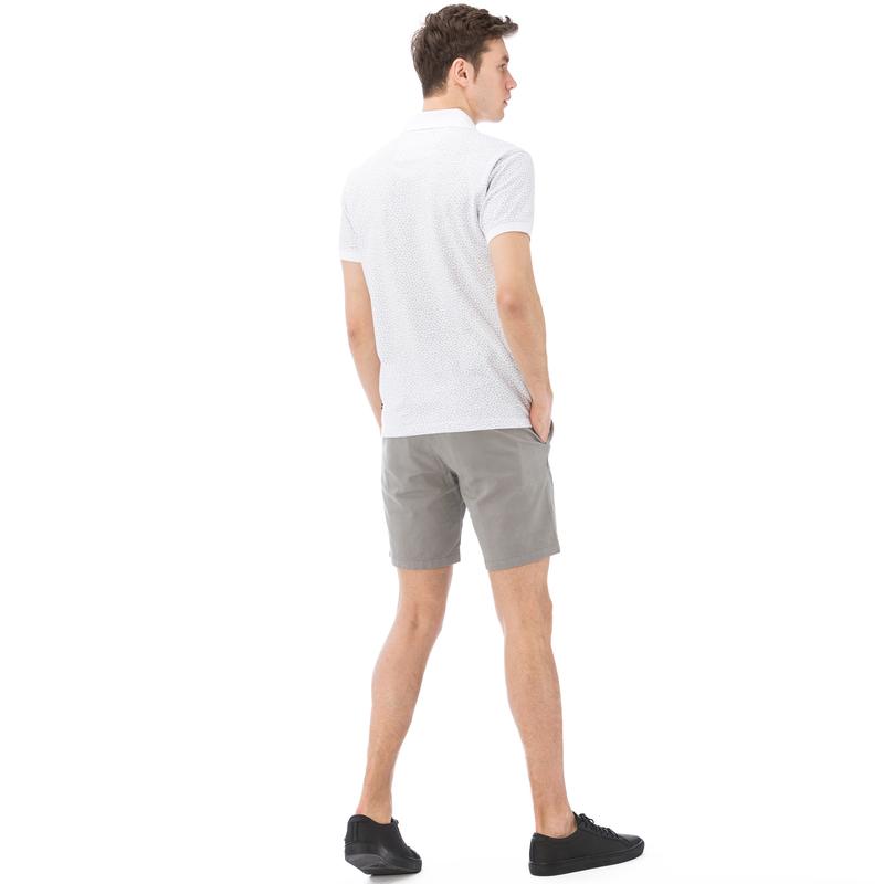 NAUTICA ERKEK GRİ SLIM FIT BERMUDA