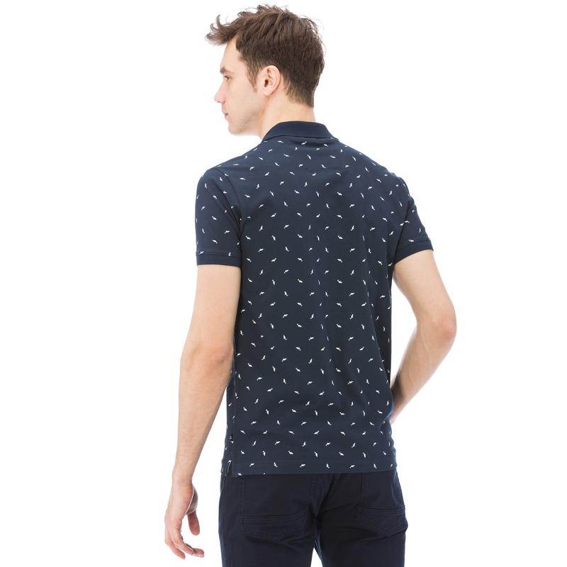 NAUTICA ERKEK LACİVERT KISA KOLLU SLIM FIT POLO