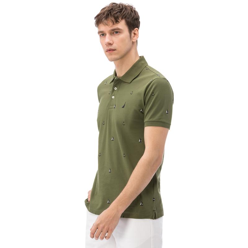 NAUTICA ERKEK YEŞİL KISA KOLLU SLIM FIT POLO