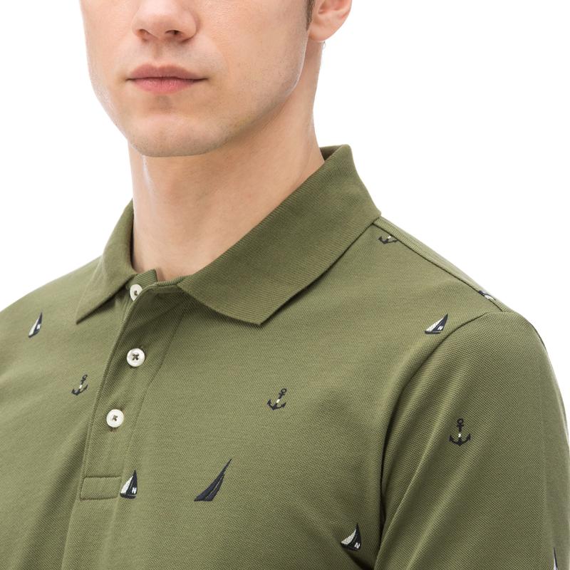 NAUTICA ERKEK YEŞİL KISA KOLLU SLIM FIT POLO