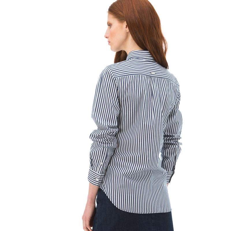 NAUTICA KADIN BEYAZ UZUN KOLLU SLIM FIT GÖMLEK