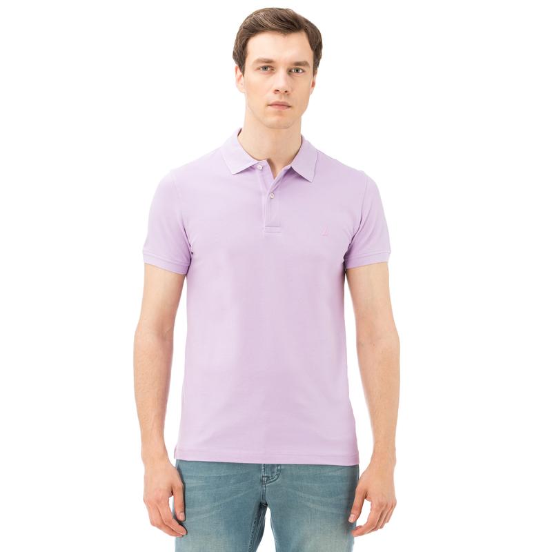 NAUTICA ERKEK LİLA KISA KOLLU SLIM FIT POLO