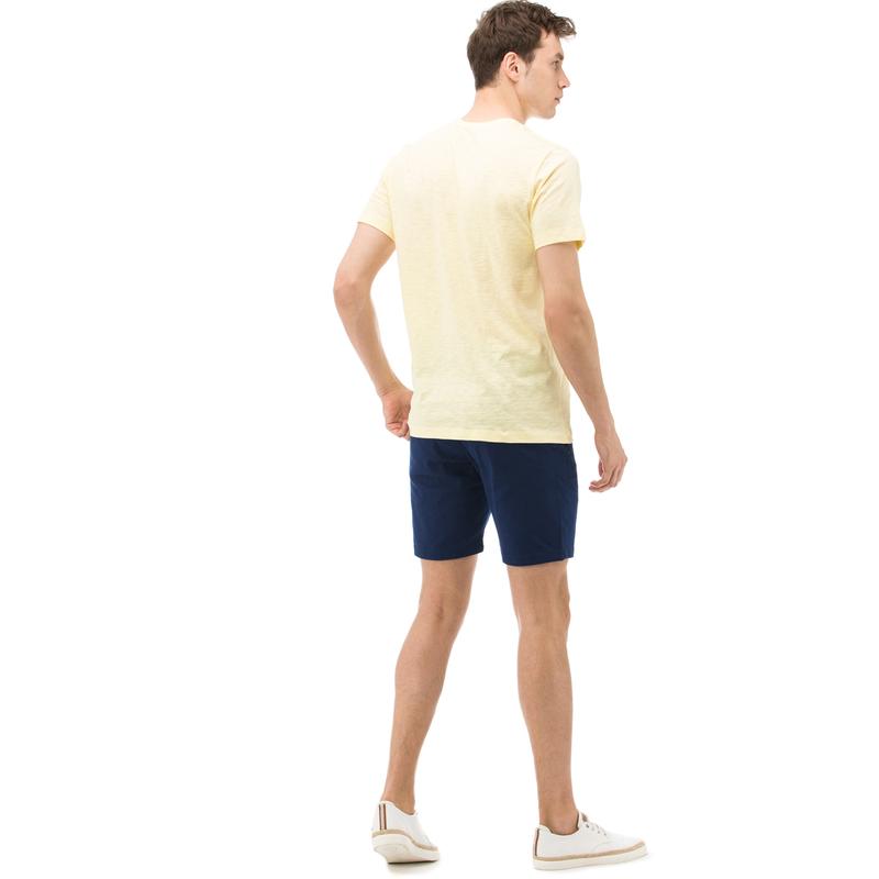 NAUTICA ERKEK LACİVERT BASKILI SLIM FIT BERMUDA
